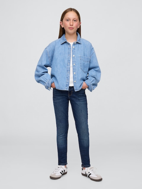 JEAN SUPER MOULANT DE TOUS LES JOURS À TAILLE BASSE MOYENNE POUR ENFANT