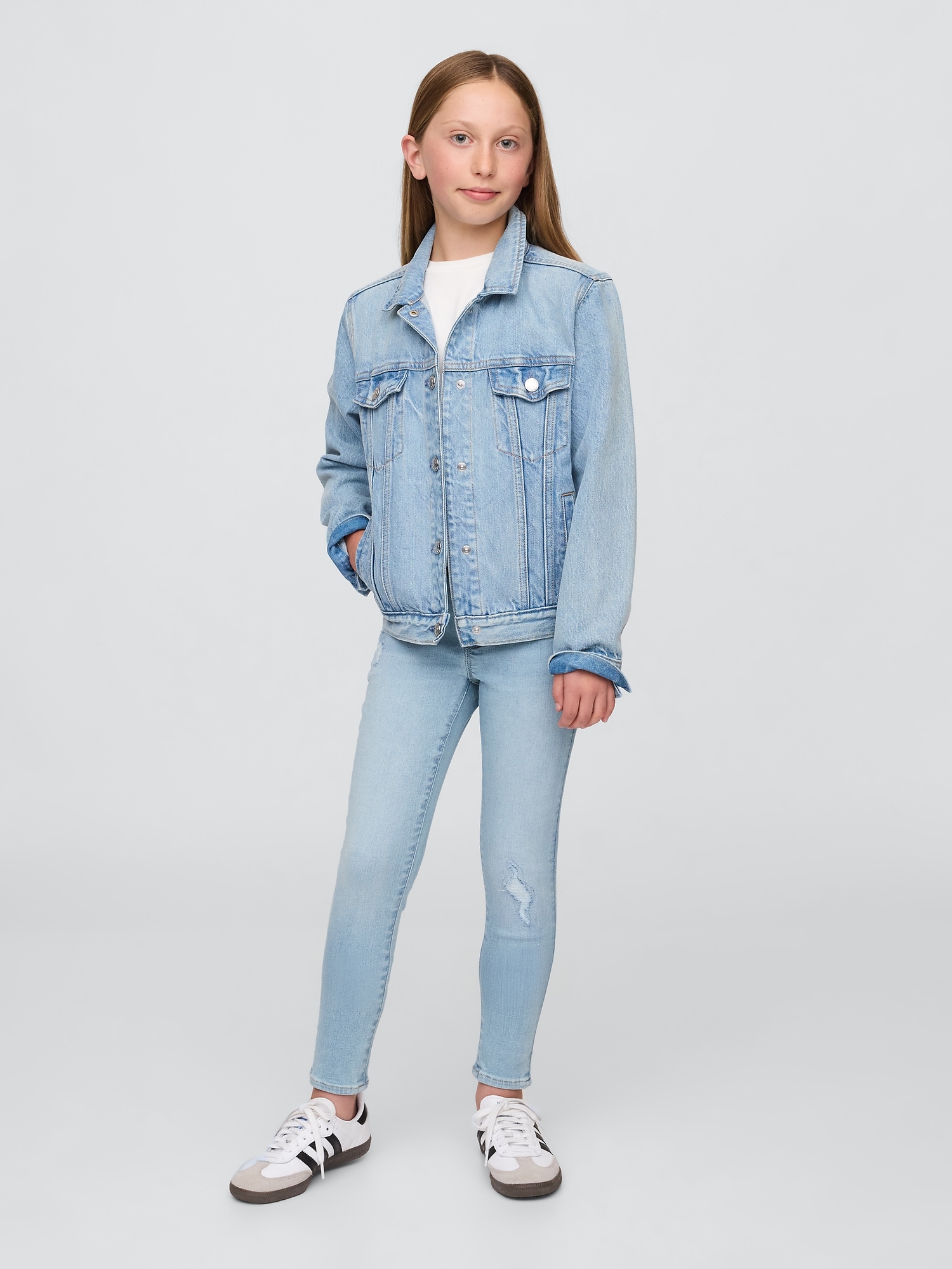 Kids Mid Rise Pull-On Jeggings