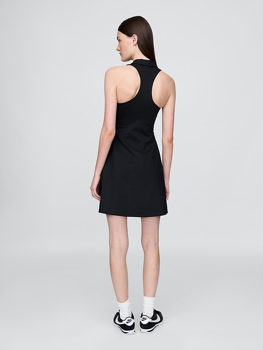 Image number 4 showing, GapFit Power Zip Polo Dress