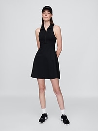 Image number 1 showing, GapFit Power Zip Polo Dress