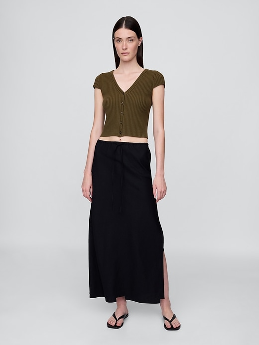 Image number 2 showing, Cropped Rib Cardigan