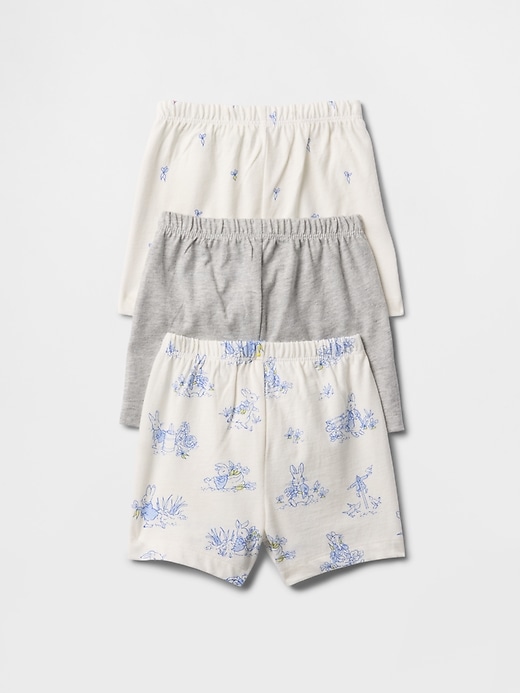 Image number 2 showing, Baby Peter Rabbit™ First Favorites Organic Cotton Pull-On Shorts (3-Pack)