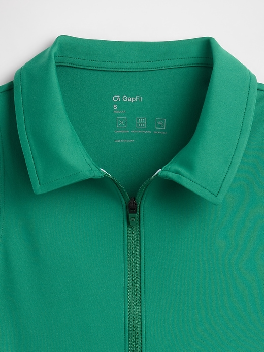 Image number 6 showing, GapFit Power Zip Polo Dress