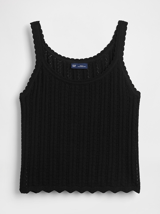 Image number 5 showing, 100% Cotton Pointelle Tank Top