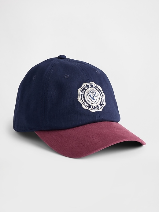 Image number 1 showing, Organic Cotton Logo Baseball Hat