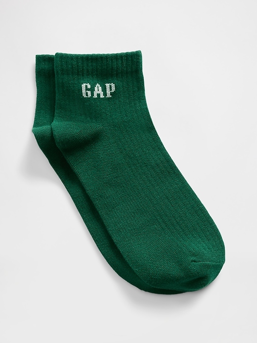 Image number 1 showing, Gap Logo Quarter Crew Socks