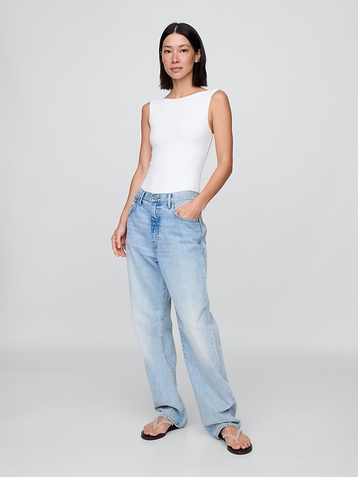 Image number 2 showing, CloseKnit Jersey Boatneck Bodysuit