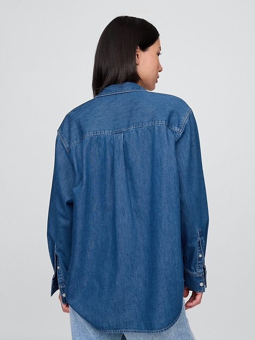 Image number 3 showing, UltraSoft Denim Big Shirt