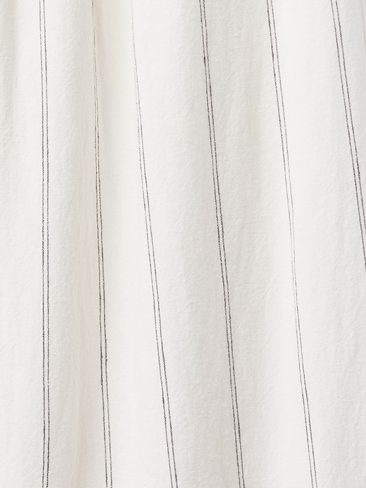 L'image numéro 8 présente Pantalon tailleur 365 à taille haute en mélange de lin