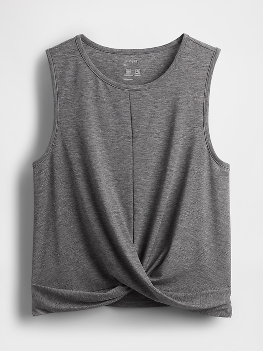 Image number 4 showing, GapFit Breathe Twist-Front Tank Top