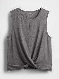 Image number 4 showing, GapFit Breathe Twist-Front Tank Top