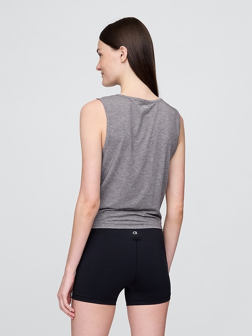 Image number 3 showing, GapFit Breathe Twist-Front Tank Top