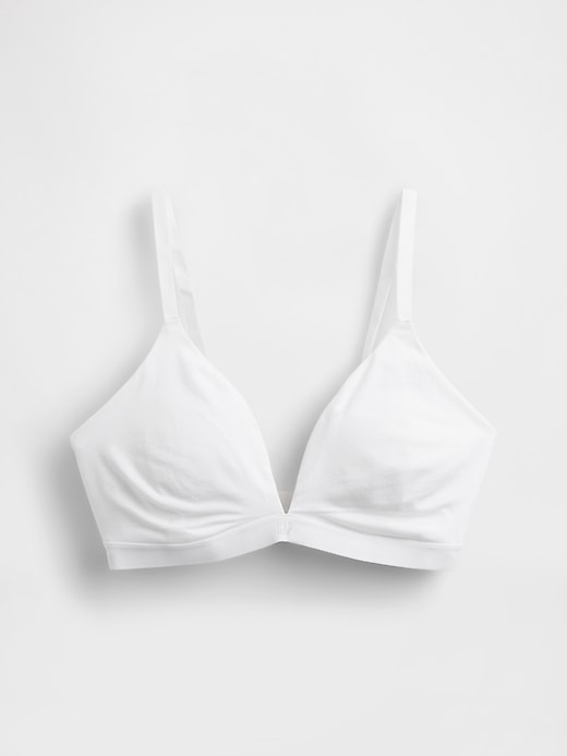 Image number 4 showing, Organic Stretch Cotton Triangle Bra