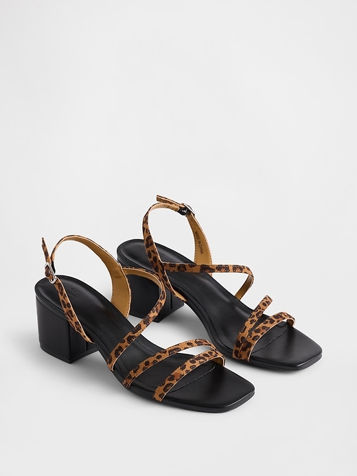 Image number 2 showing, Strappy Block Heel Sandals