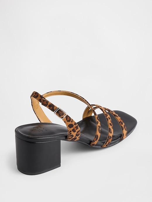 Image number 4 showing, Strappy Block Heel Sandals