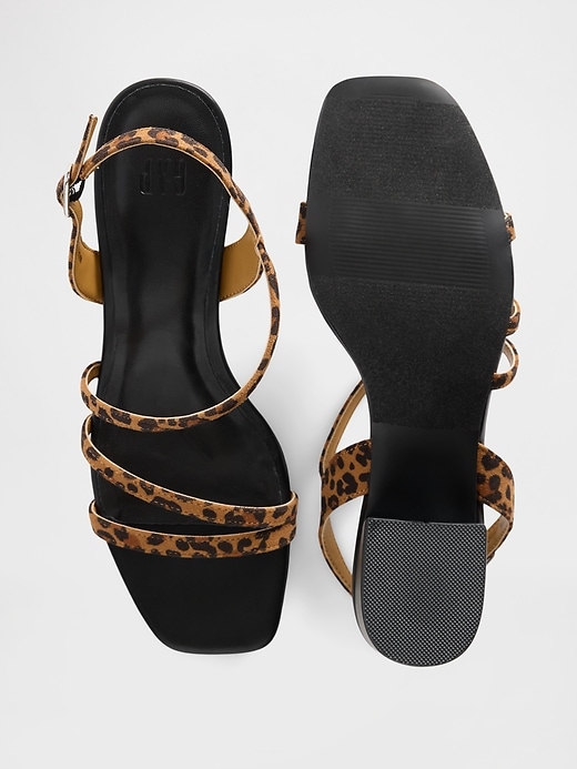 Image number 3 showing, Strappy Block Heel Sandals