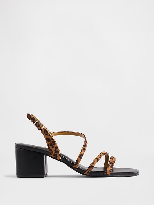 Image number 1 showing, Strappy Block Heel Sandals