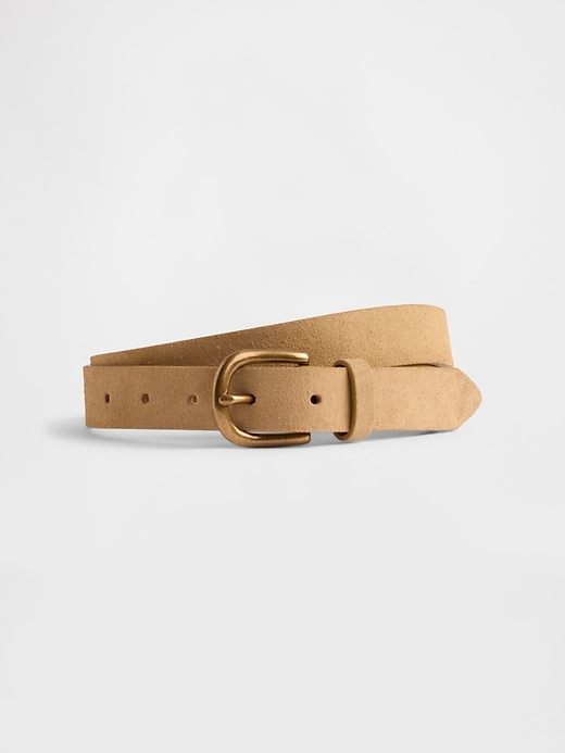 Image number 1 showing, Suede Belt