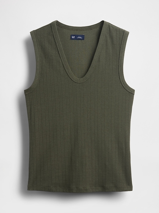 Image number 4 showing, Sheer Modern Rib Tank Top