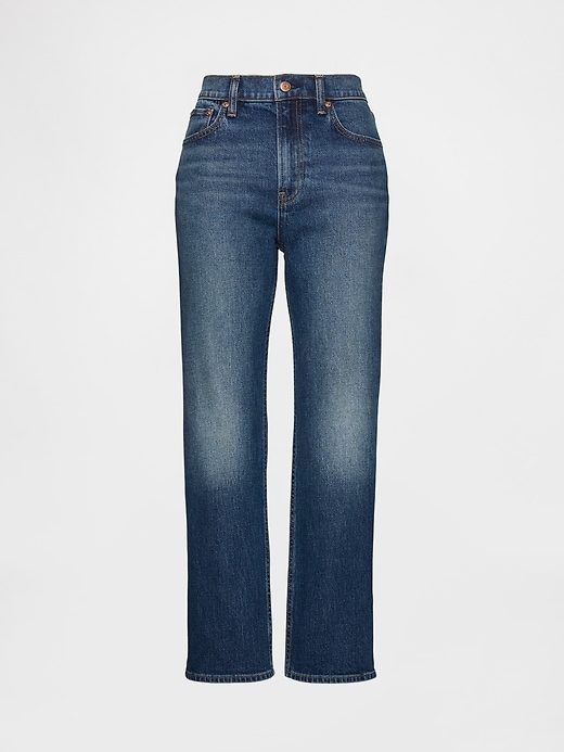 Image number 7 showing, High Rise '90s Slim Straight Crop Jeans