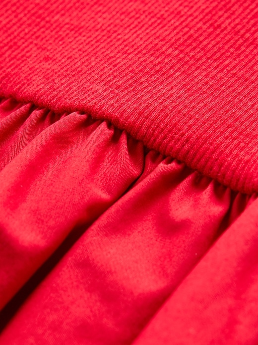 Image number 4 showing, Modern Mixed Media Bubble Mini Dress