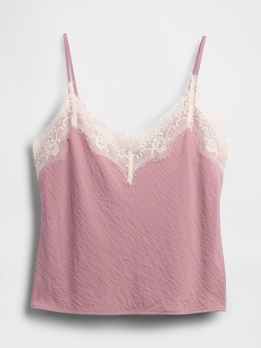 Image number 5 showing, Lace-Trim Cami