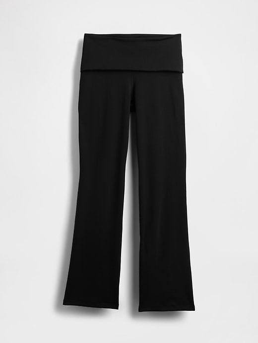 Image number 6 showing, GapFit Smooth Foldover Mini Flare Leggings