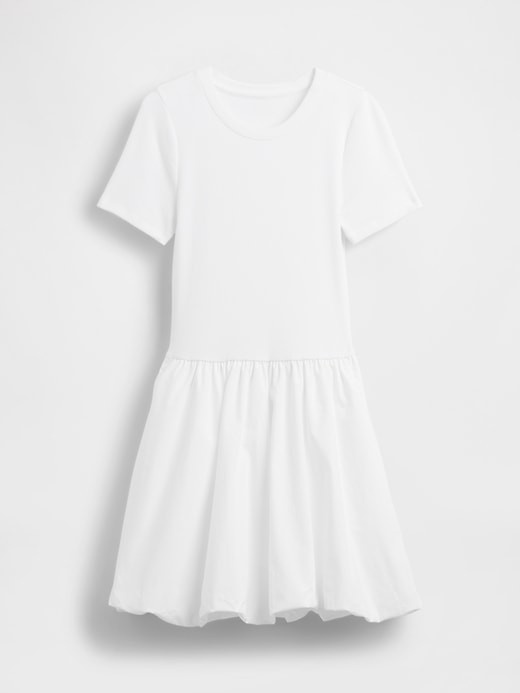 Image number 7 showing, Modern Mixed Media Bubble Mini Dress