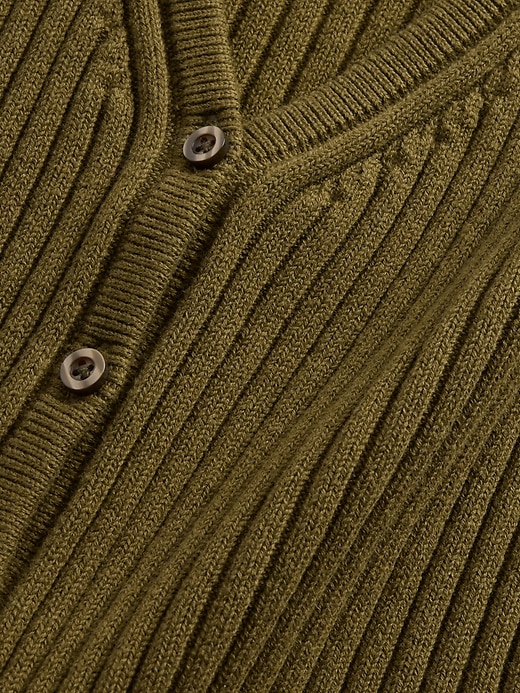 Image number 5 showing, Cropped Rib Cardigan