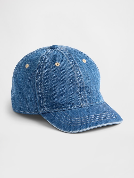 Image number 1 showing, Kids Denim Baseball Hat