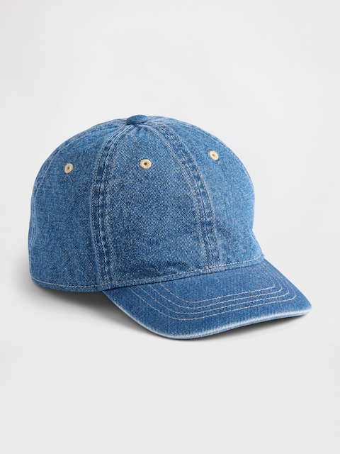 Kids Denim Baseball Hat
