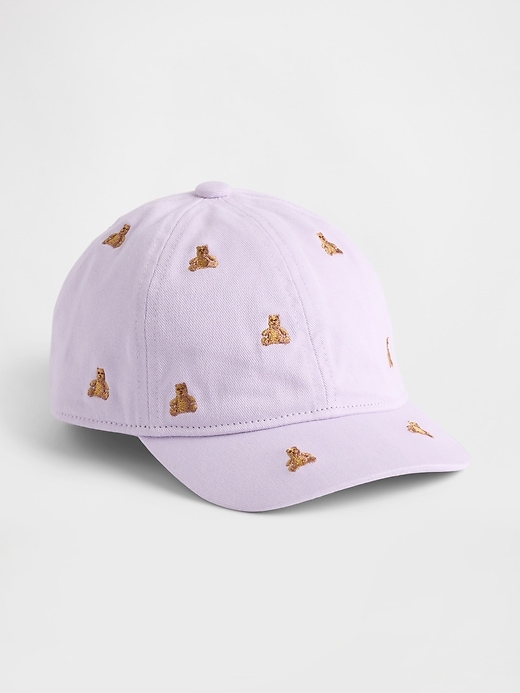Image number 1 showing, Toddler Organic Cotton Brannan Bear Baseball Hat