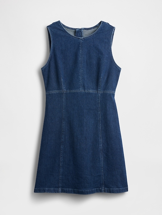 Image number 5 showing, Denim Mini Shift Dress