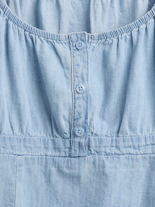 Image number 5 showing, Kids Denim Babydoll Top