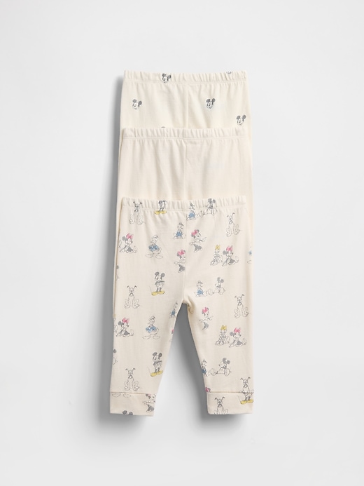 Image number 2 showing, Gap × Disney Baby Organic Cotton Pull-On Pants (3-Pack)