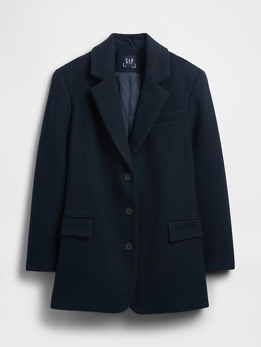 Image number 5 showing, Oversized Wool-Blend Blazer