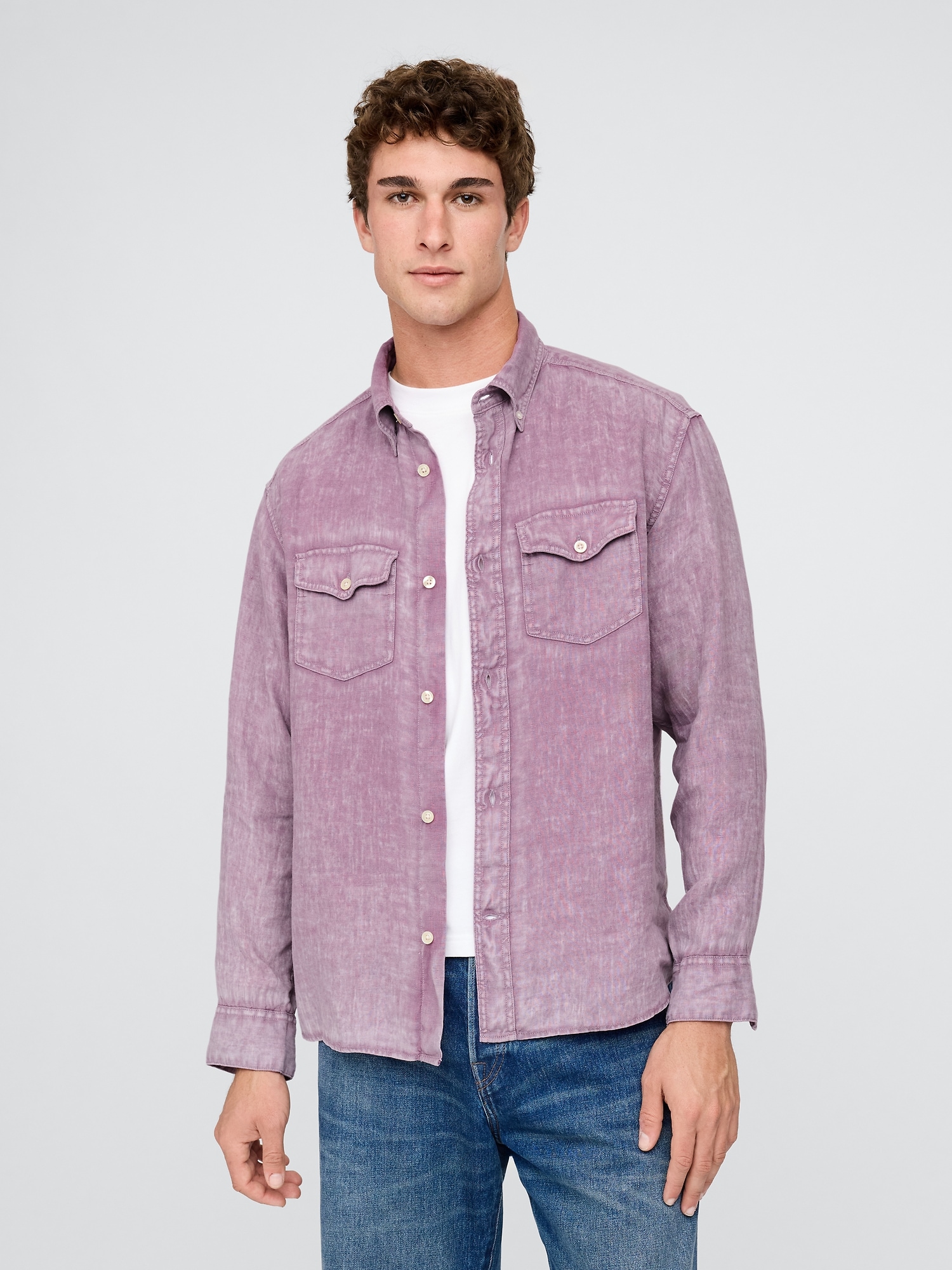 100% Linen Classic Shirt