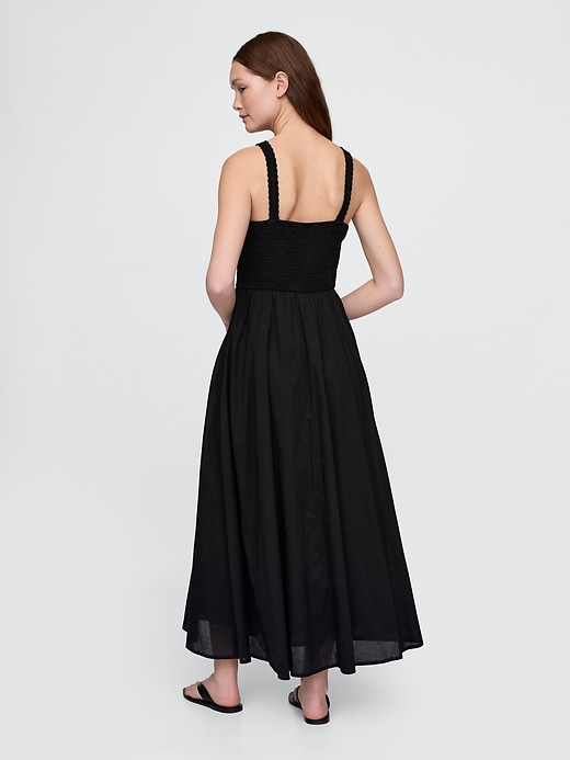 Image number 2 showing, Crochet Mixed Media Maxi Dress