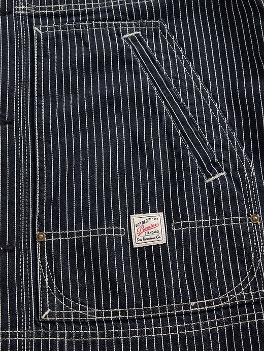 Denim Stripe Chore Jacket
