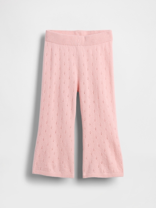 Image number 2 showing, Baby & Toddler CashSoft Pointelle Flare Pants
