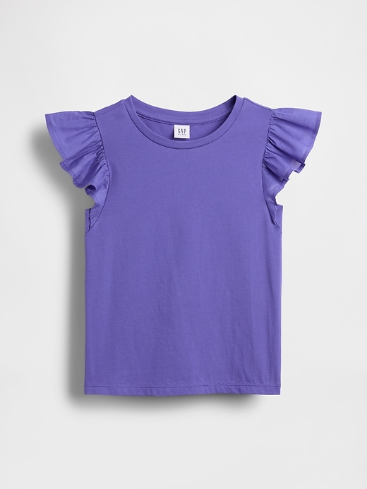 Image number 2 showing, Kids Flutter-Sleeve T-Shirt