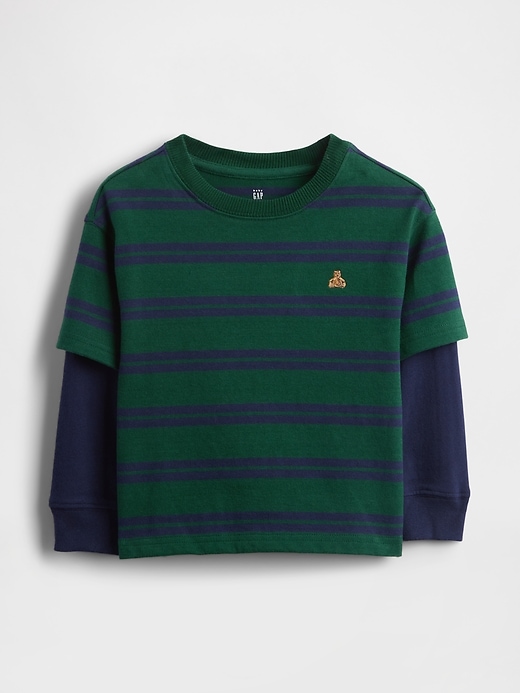 Image number 1 showing, Baby & Toddler 2-In-1 Heavyweight T-Shirt