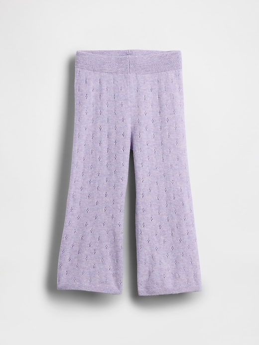 Image number 2 showing, Baby & Toddler CashSoft Pointelle Flare Pants
