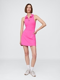 Image number 1 showing, GapFit Power Zip Polo Dress