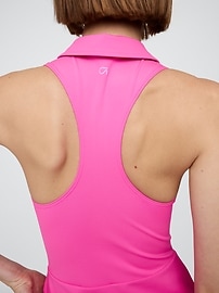 Image number 3 showing, GapFit Power Zip Polo Dress