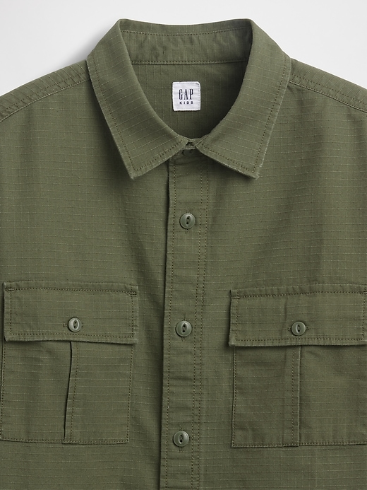 Image number 5 showing, Kids Ripstop Utility Shirt