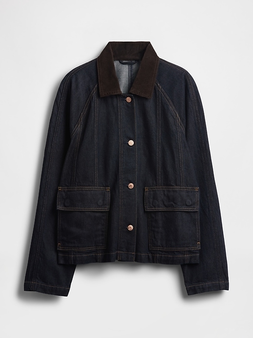 Image number 5 showing, UltraSoft Denim Swing Chore Jacket