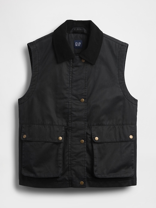 Image number 5 showing, Waxed Canvas Barn Vest
