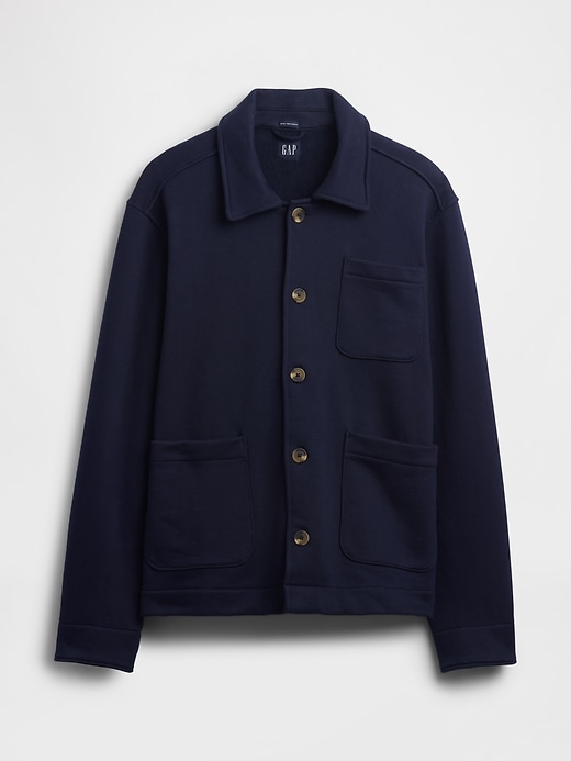Image number 5 showing, French Terry Chore Jacket