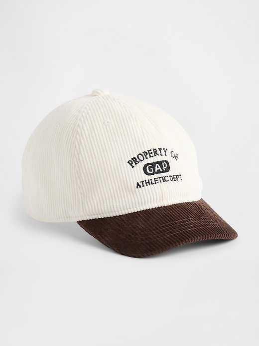 Image number 1 showing, Kids Corduroy Logo Baseball Hat